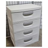 4 Drawer Sterilite Chest  25.5x 18 x35' high