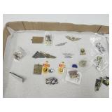 Lot of Hat Pins & Buttons