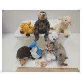 Elvis Bear,  TY Beanie Bears in Small Tote