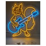 NEW Squirrel LED Neon Sign 13" x 14"