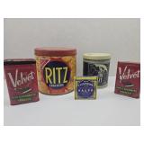 Assorted Small Advertising Tins