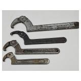 2 Vtg Sets  Armstrong+Williams Spanner  Wrenches