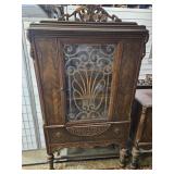 Antique China Cabinet 38 x15 x 72  SEE PICTURES