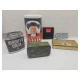 Assorted Small Advertising Tins