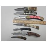 7 Assorted Pocket Knives