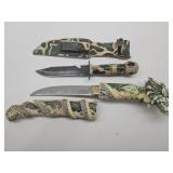 14" Dragon Concealed & 10" Survival Knives