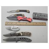 6 Assorted Pocket Knives