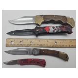 4 Assorted Pocket Knives