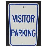 VISITOR PARKING Metal Sign 12 x 18"