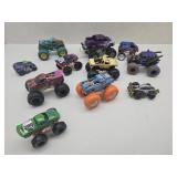 Lot of Monster Truck Toys