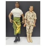 2 G.I. Joe Action Figures Hasbro Hall of Fame +