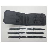 6 New Zombie Killer Throwing Knives