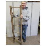 62"  Primitive Quilt Display Ladder