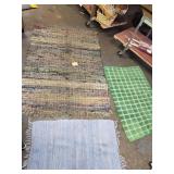 Large 42 x 60 Throw Rug & Smaller Throw Rugs
