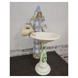 LARGE Jim Shore St Francis 29'h& Garden  Birdbath
