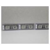 1957, 57A, 57B Silver Certificates