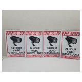 NEW 4 NO TRESPASSING Aluminum Signs 7 x 10"