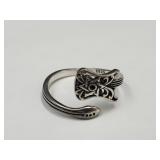 New 925 Silver Adjustable Ring