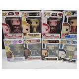 8 FUNKO POPS   Unknown if  Complete