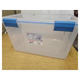 Clear 54 QT Steilite Storage Tote