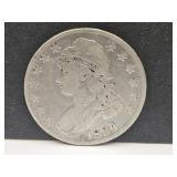 1834 Silver Bust  Half Dollar Coin