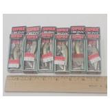 6 Sealed RAPALA Fishing Minnow Lures