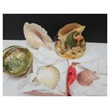 MCM Conch TV Light, Fan Shape Shells & Clam Type