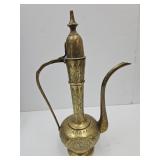 India Brass Ewer 12" high