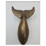 Heavy Solid Brass Whale Door Knocker