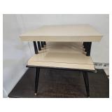 MCM 2 Tier Side Table 22 x 26.5" high