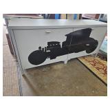 Heavy Duty & Sturdy Wood Storage Cabinet 63 x29"h