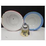 Primitive Porcelain Enamel Ware & Juicer