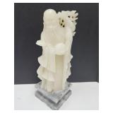 Chinese Hand Carved Soapstone  6 1/2" high