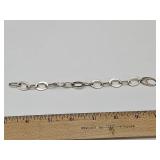 925 Silver Bracelet 7 1/4" Long
