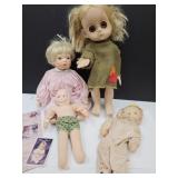 Little Miss No Name 1965 Doll w Clothes, Plush+