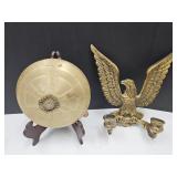 Vintage Fire Alarm &  Metal Candleholder