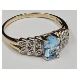 Ring Marked 4 K Gold Size 7