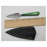 Damascus Knife w Sheath