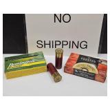 2 Slugs, 5 RDS 00-06  Gun Ammo