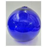LG glass Cobalt Vase Flat Bottom? Not Broken 12"h