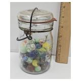 Foster Sealfast Pint Jar w Marble