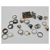 Costume Rings, Semi Precious Trinket Box, Vogue