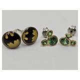 Batman & Mickey Mouse Earrings