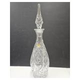 Princess House  24% Lead Crystal Decanter &Stopper
