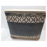 VTG Red-Mon  Peru IN Hamper Bakelite? Handles