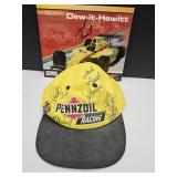 INDY 500 Jack Hewitt Autographed Hat Placard
