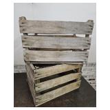 2 Apple Crates