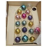 Vintage Shiny Brite Christmas Tree & Ornaments