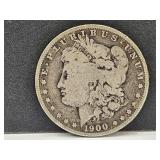 1900 S Silver Morgan Dollar Coin