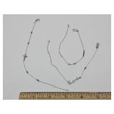 Sterling Silver 3  JTV Bracelets  Love, Cross +